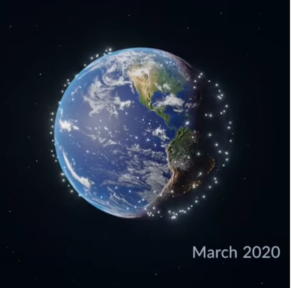 Shocking short Video on how many Starlink Satellites have gone up in a few years.