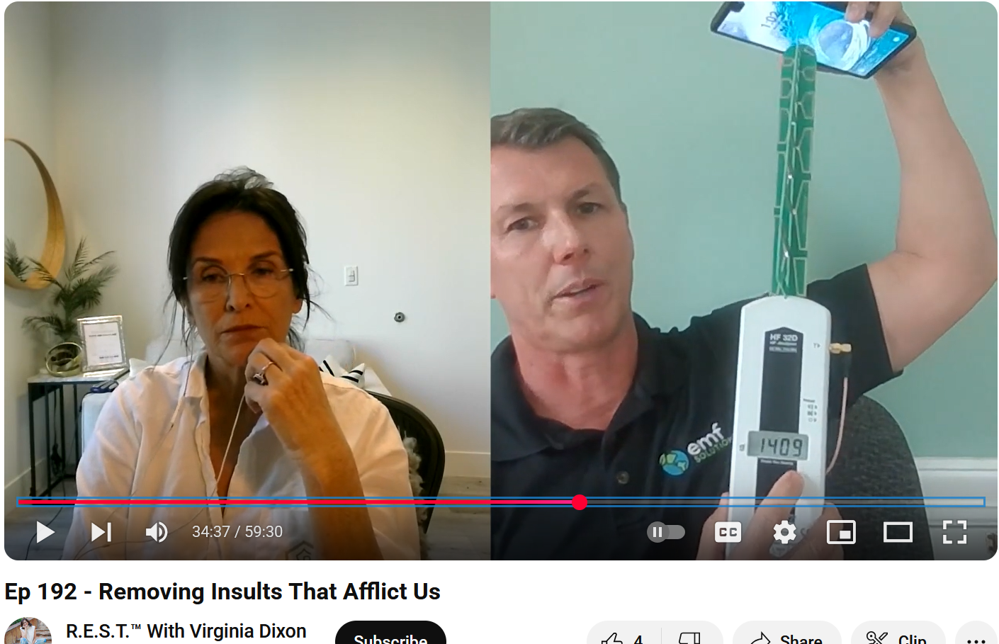 EMF Solutions on Virginia Dixon’s R.E.S.T. show